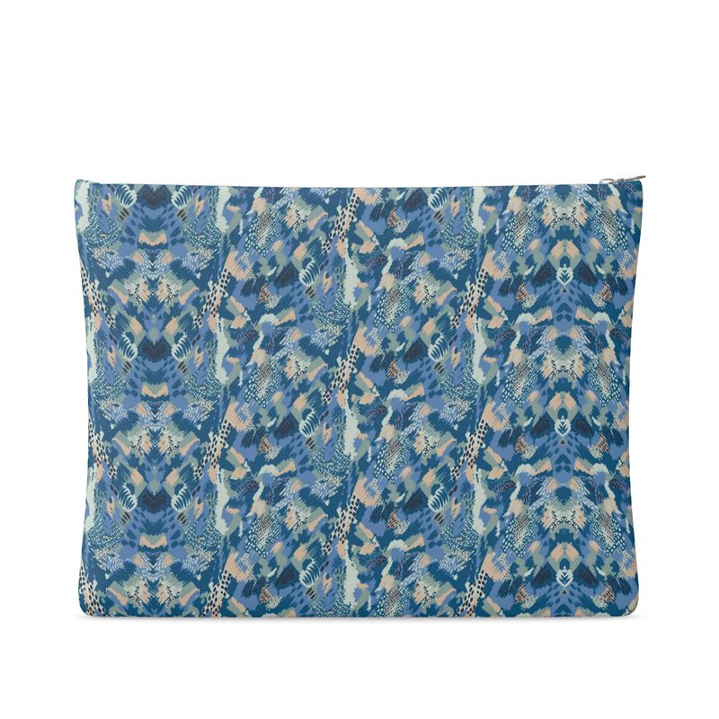 Van Go Inspired Colors Leather Clutch Bag