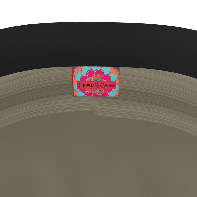 Blue poping buds on red Midi Skirt