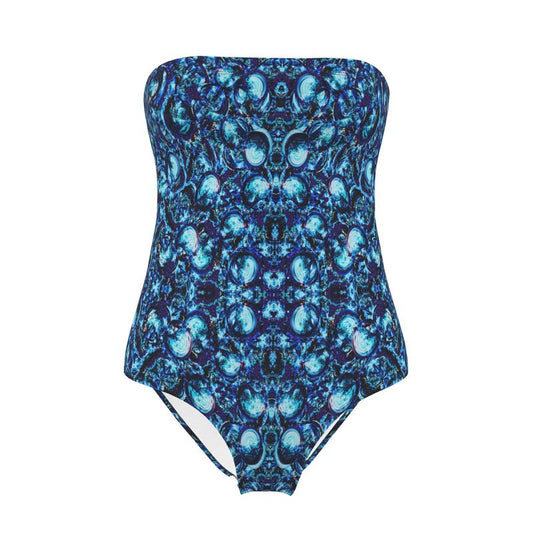 Under the sea Strapless Swim Suit