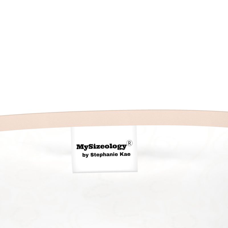 Tan Floral Flared Skirt