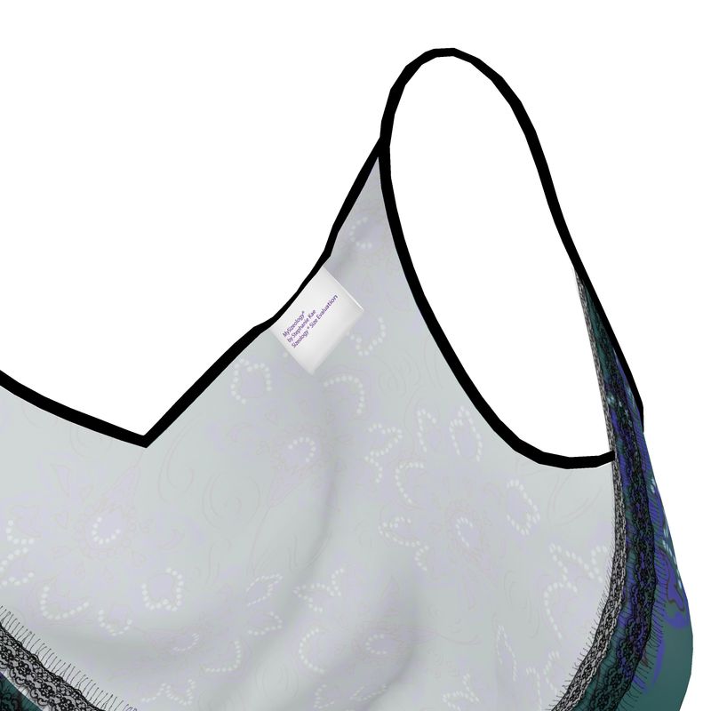 Teal Flowering Cami Top