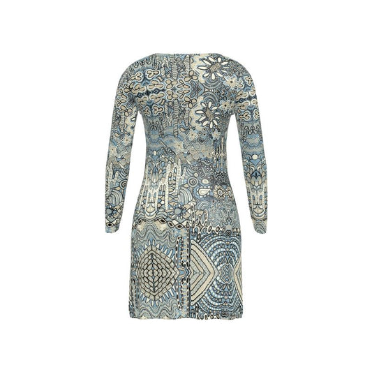 The path to greatness is carved into this cute cardigan!
