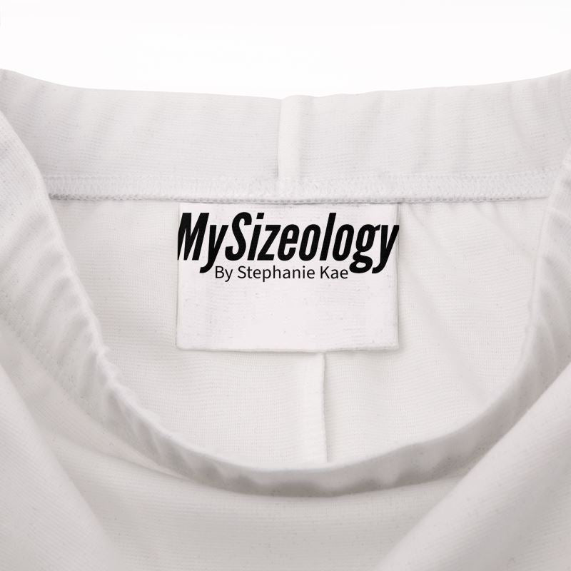 Yellow Poufs and Swirls Pencil Skirt