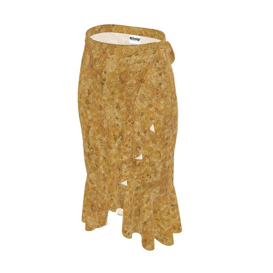 Golden Sands Flouncy Ruffled Skirt