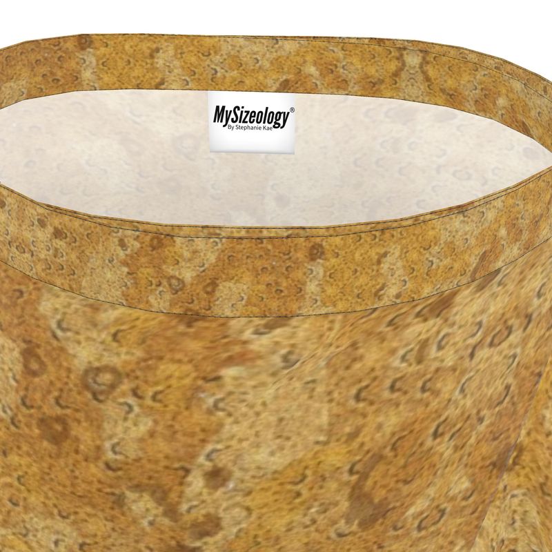 Golden Sands Flouncy Ruffled Skirt