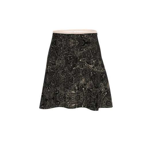Black & Tan knee lenght skirt for owmen Dress for women