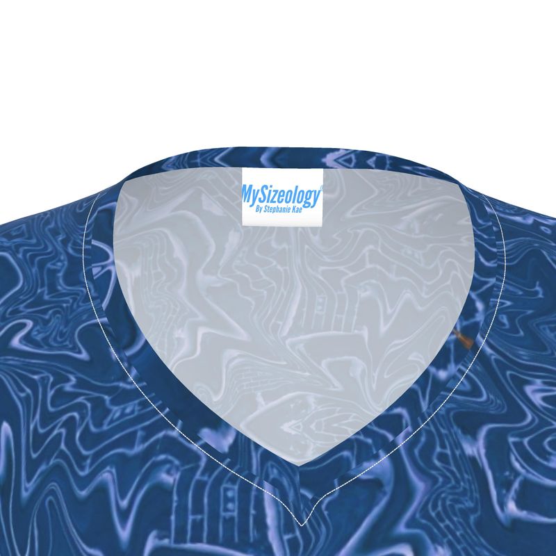 Blue Vibrations Long Sleeve Top