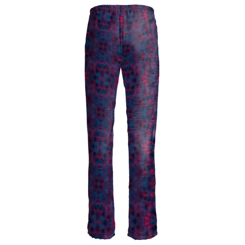 Tie dye design on trousers