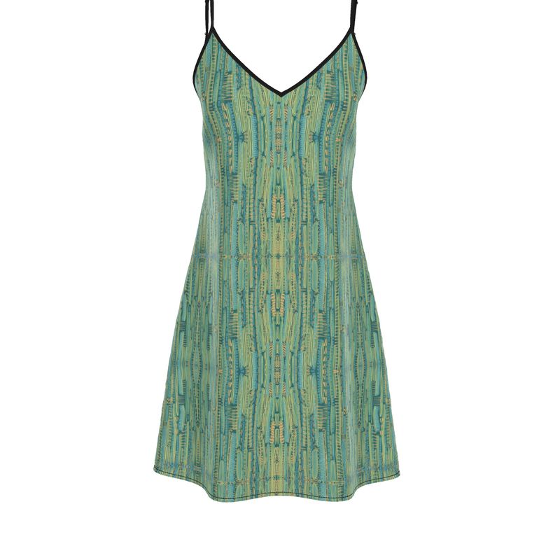 Bamboo Stripe Slip Dresss