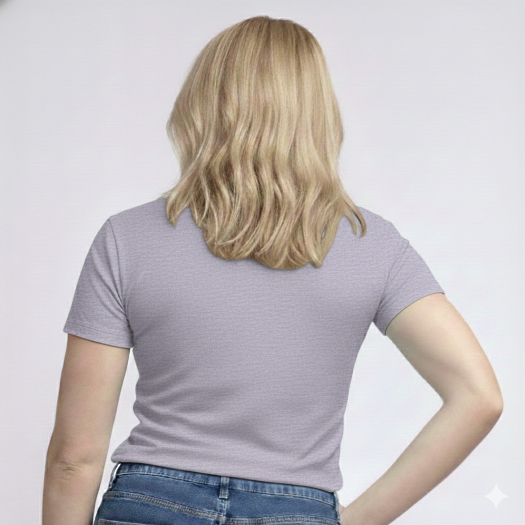 V-Neck Short Sleeve Custom Sized T-shirt