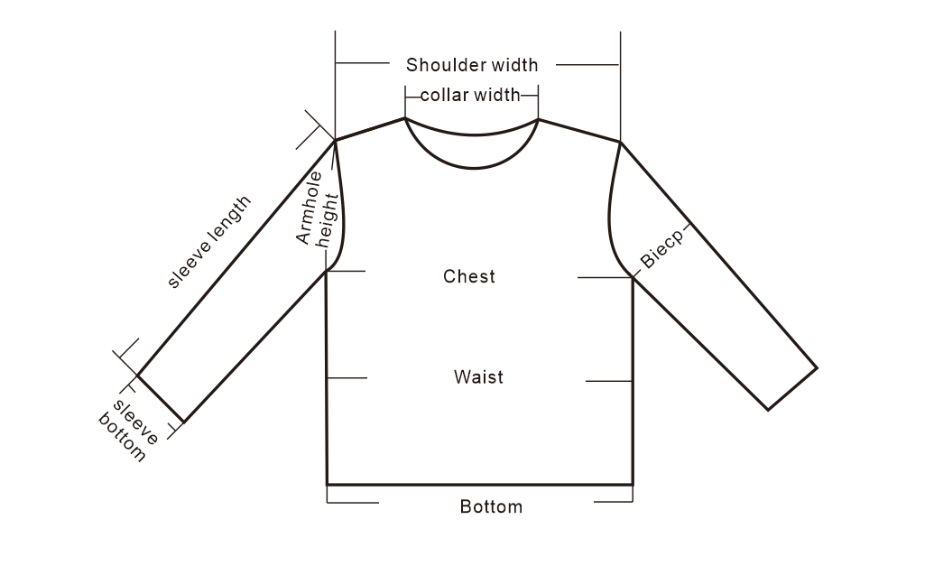 Custom Sized Shirt - Available in 11 different neck style
