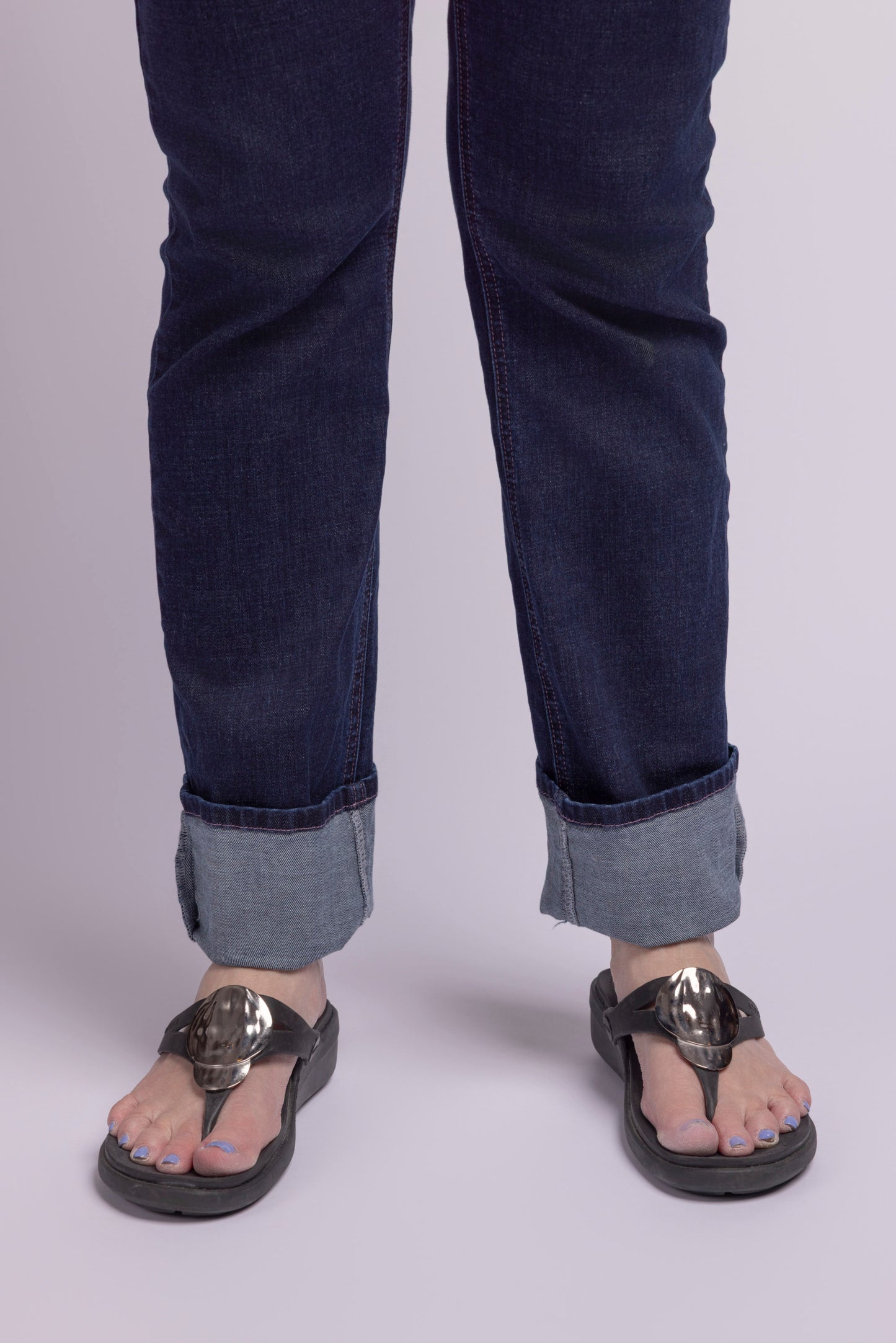 Corrina's Cuffed Wide Leg Made-to-Measure Jeans