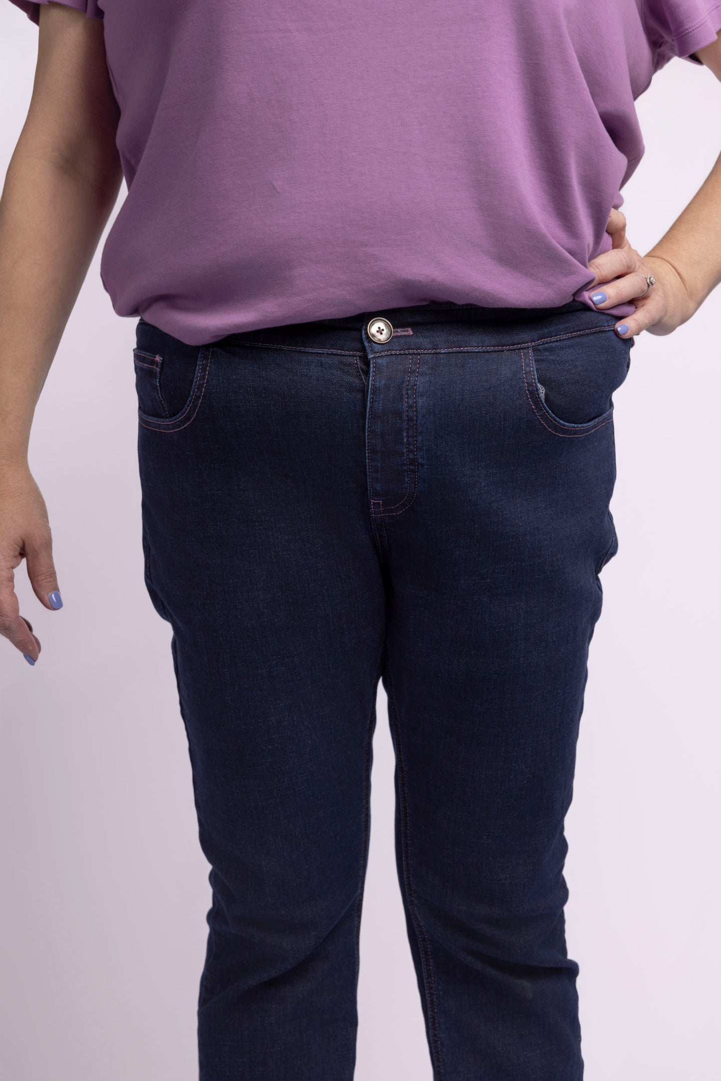 Corrina's Cuffed Wide Leg Made-to-Measure Jeans