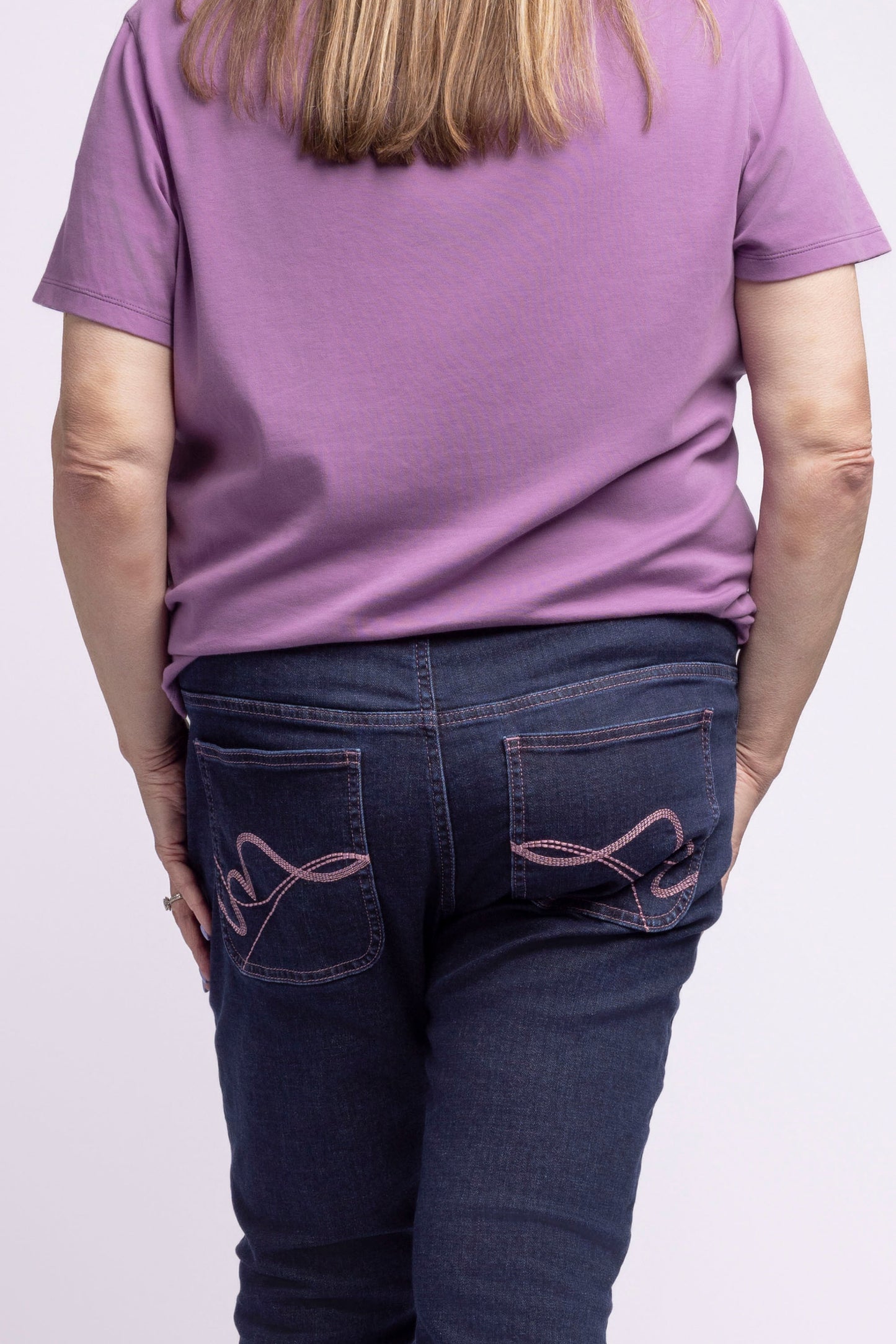 Corrina's Cuffed Wide Leg Made-to-Measure Jeans