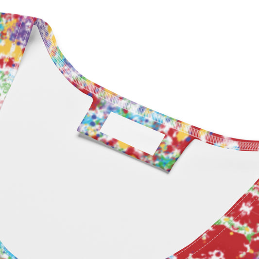 Bailey's Bodycon dress - White Rainbow Kaleidoscope