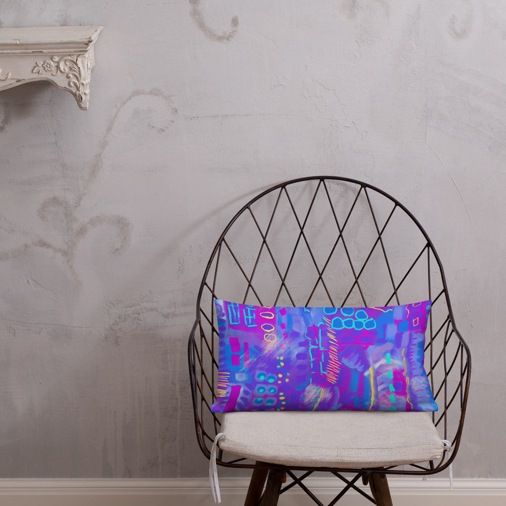 City Nightscape Premium Pillow