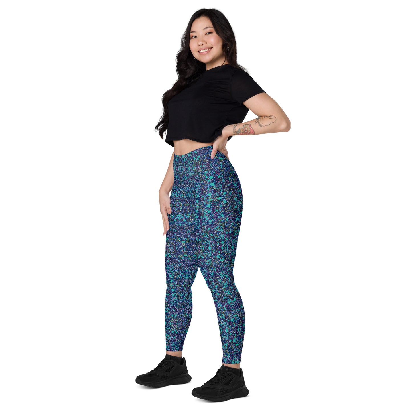 Gems on Mint high-waisted yoga pants Leggings with pockets