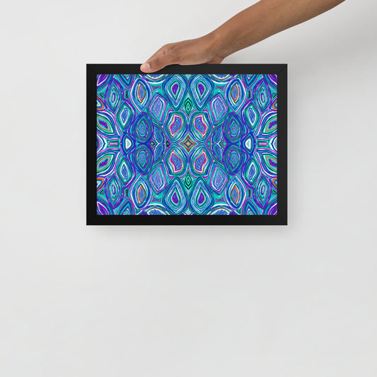 Rock Art Framed photo paper poster