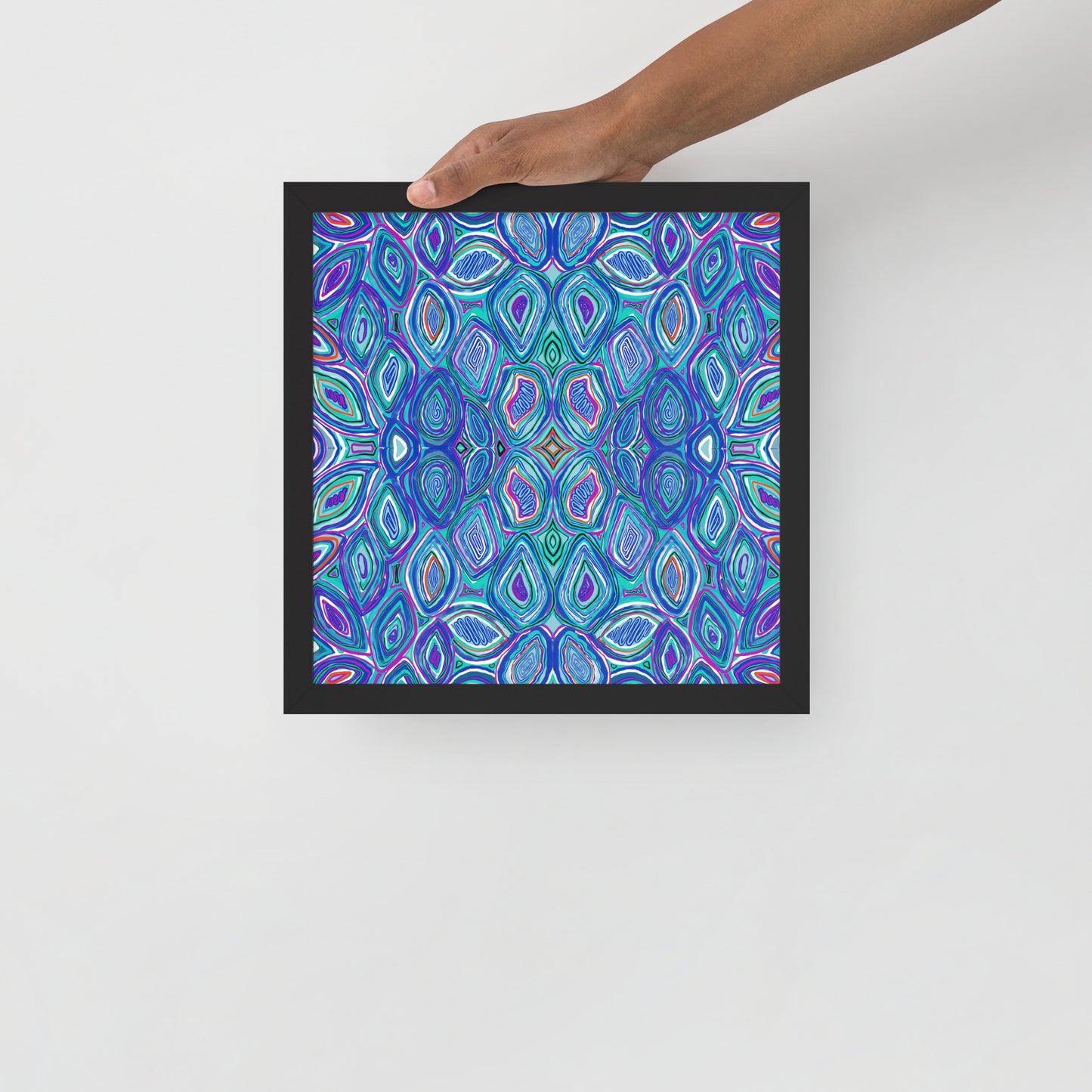 Rock Art Framed photo paper poster