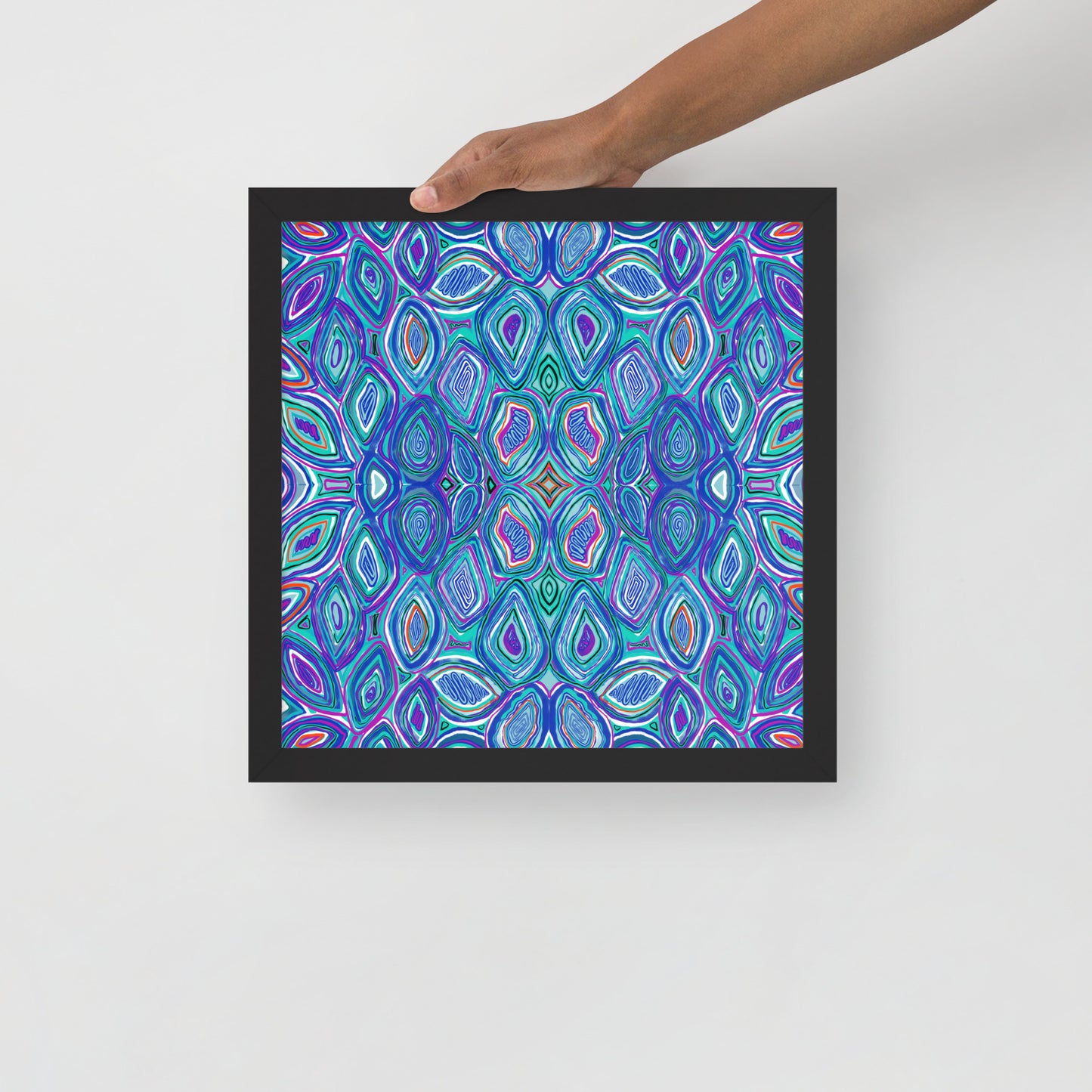 Rock Art Framed photo paper poster
