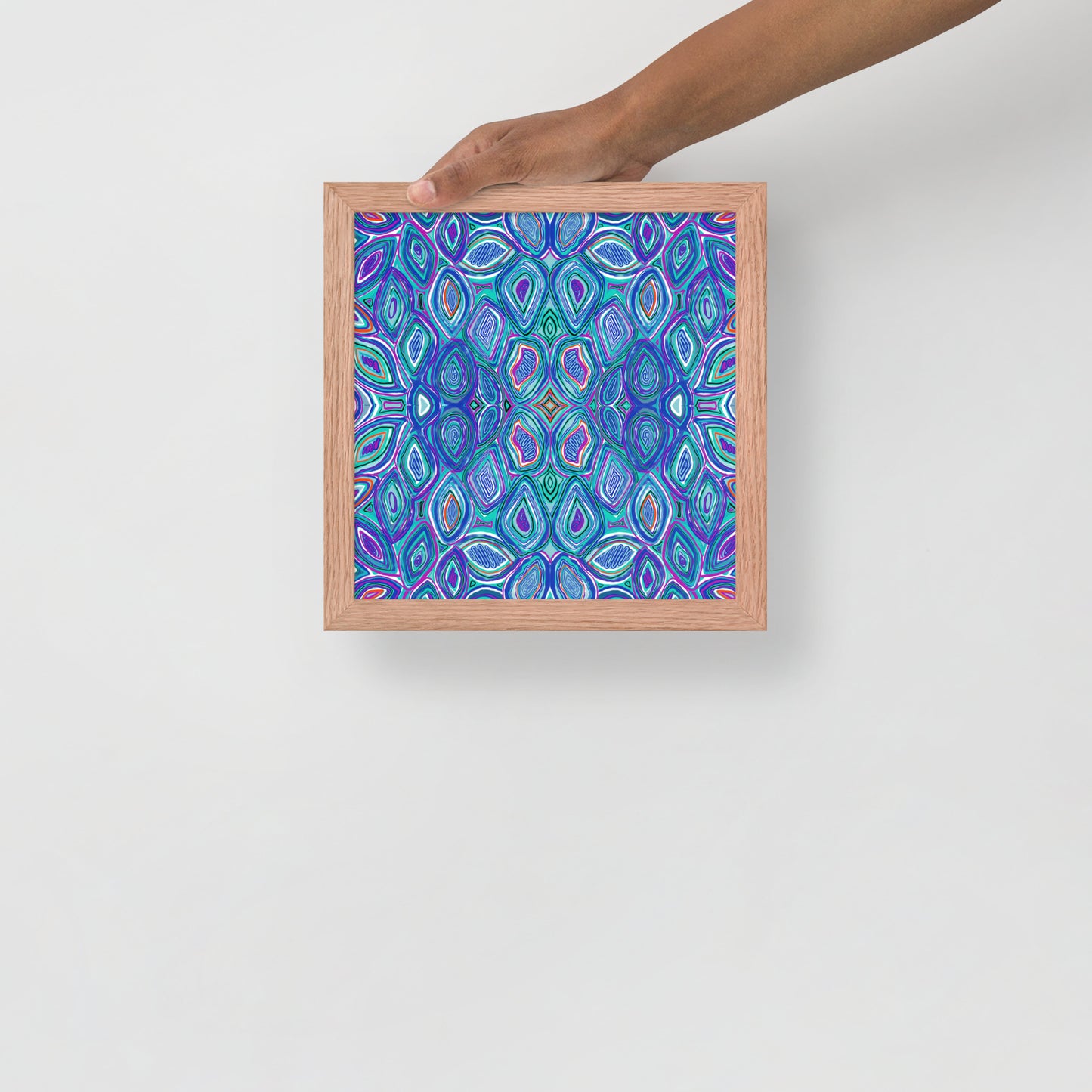 Rock Art Framed photo paper poster
