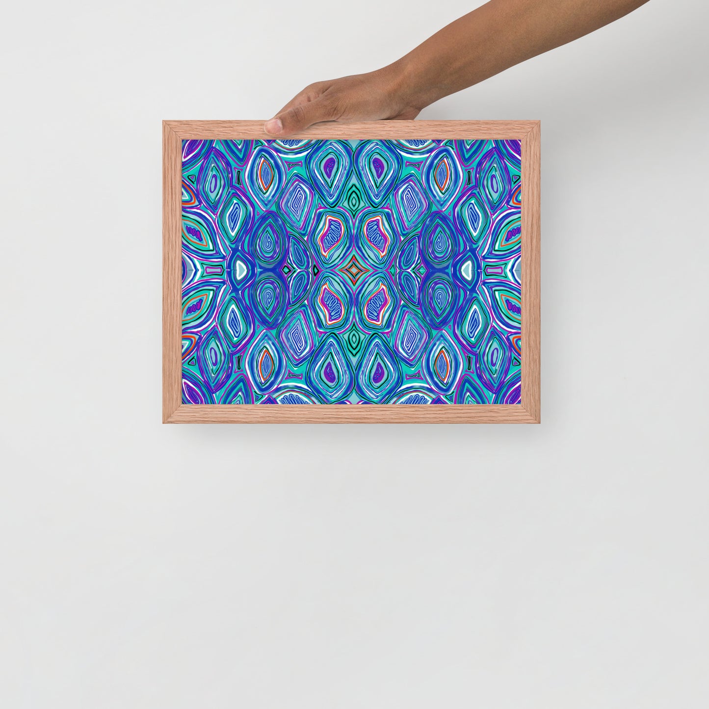 Rock Art Framed photo paper poster