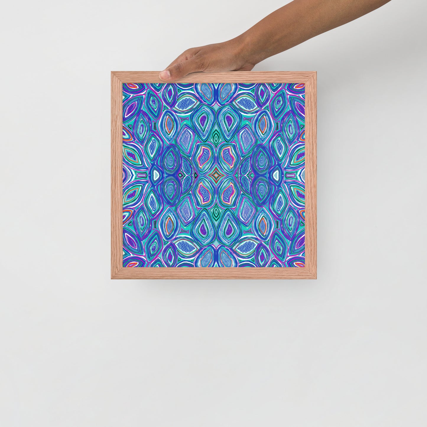 Rock Art Framed photo paper poster