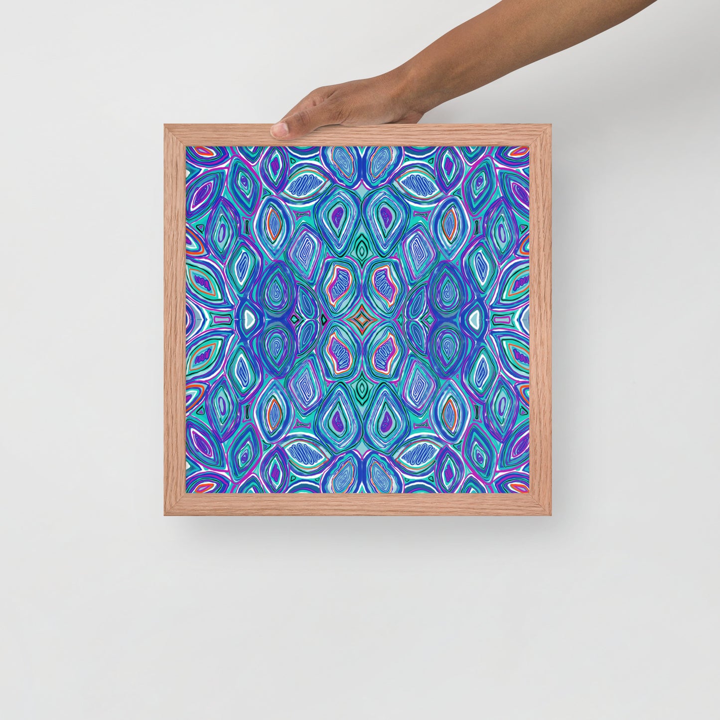 Rock Art Framed photo paper poster