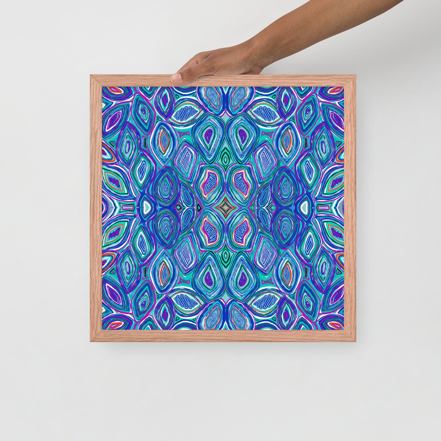 Rock Art Framed photo paper poster
