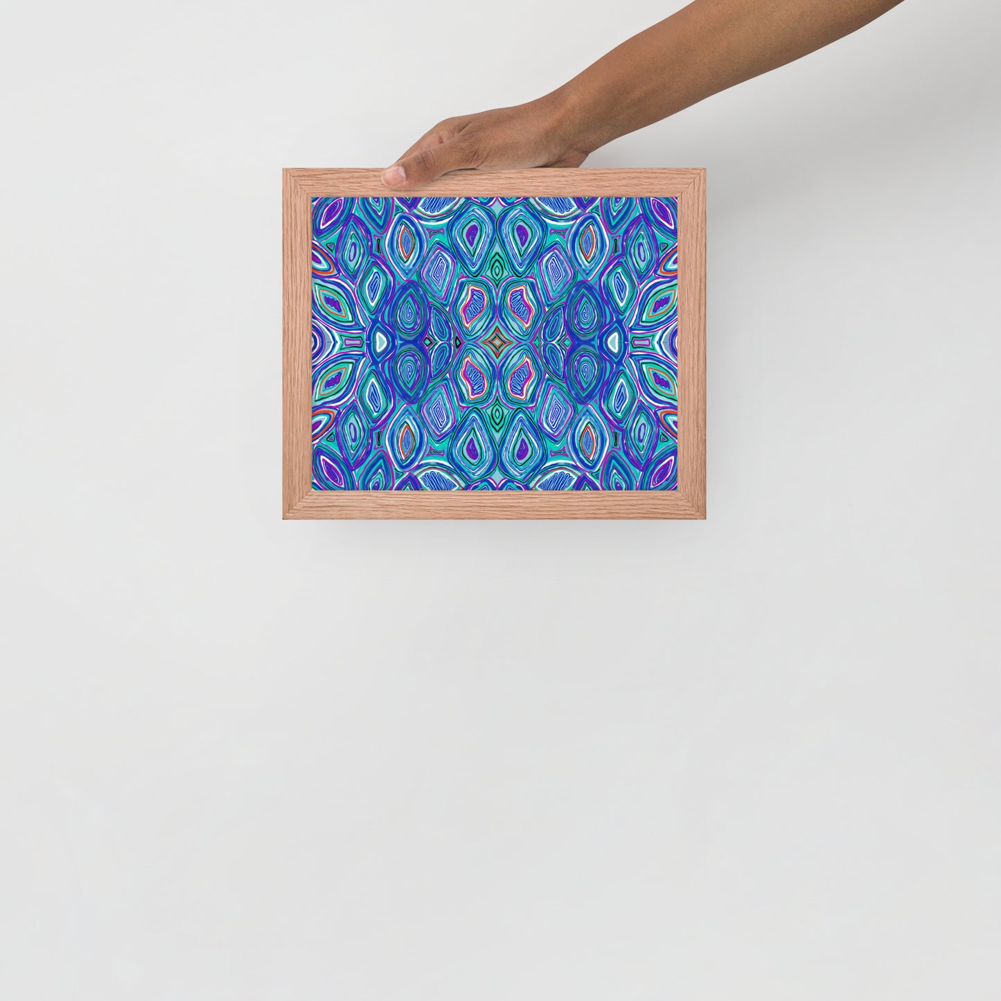 Rock Art Framed photo paper poster