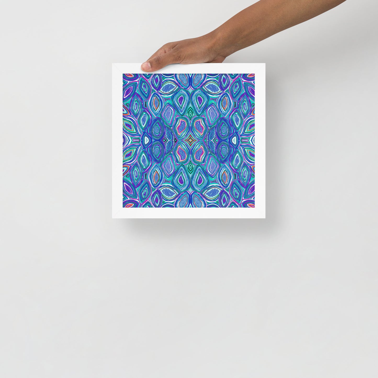 Rock Art Framed photo paper poster