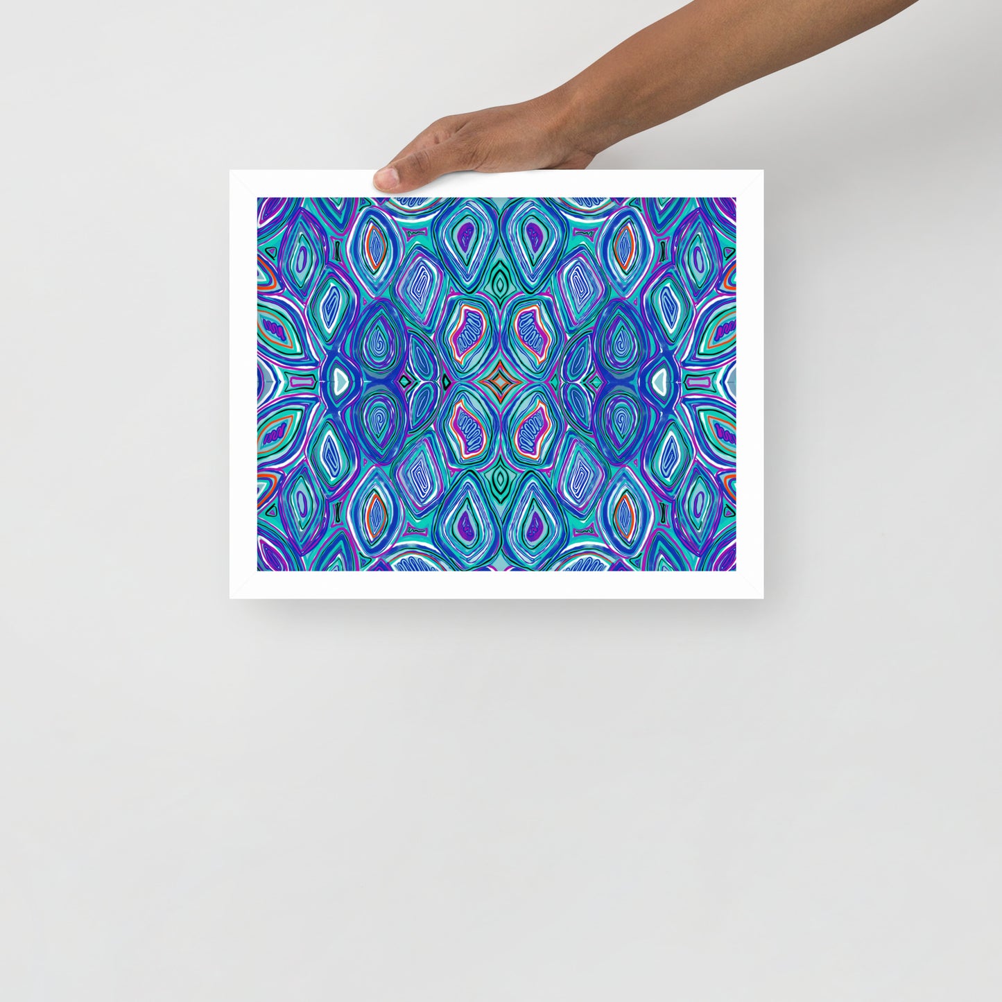 Rock Art Framed photo paper poster