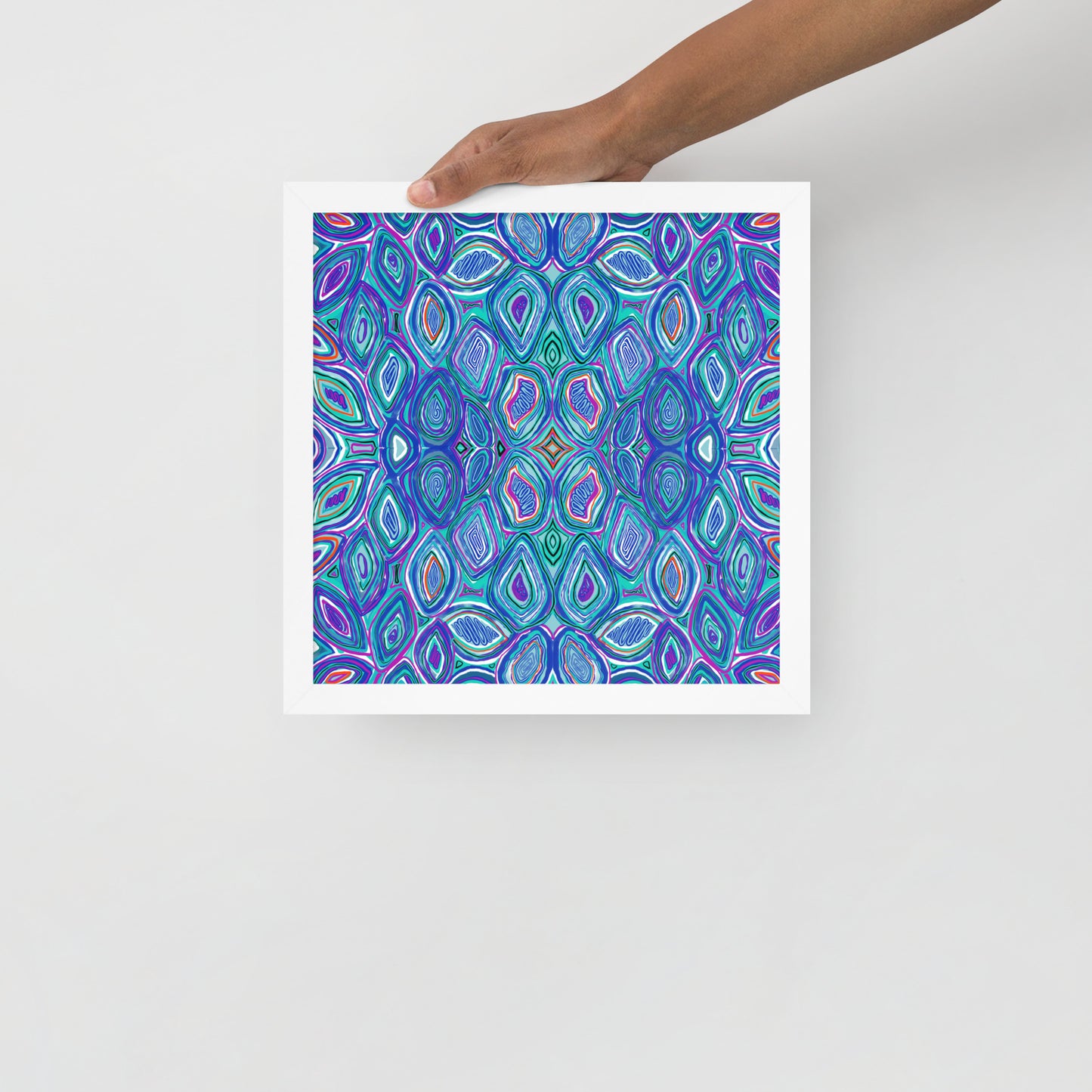 Rock Art Framed photo paper poster
