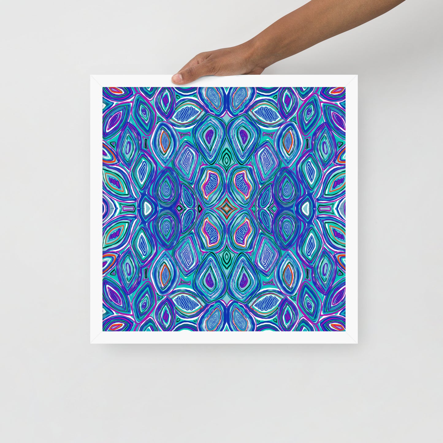 Rock Art Framed photo paper poster