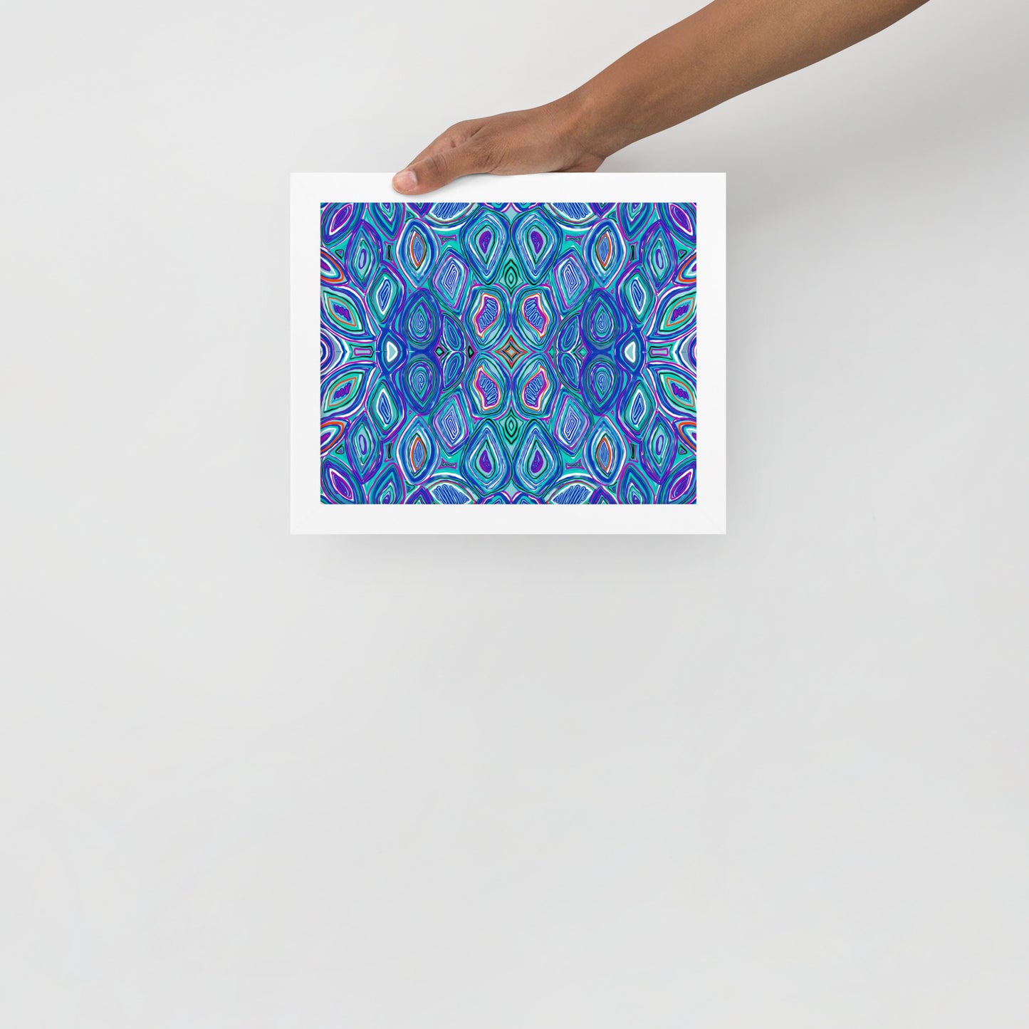 Rock Art Framed photo paper poster