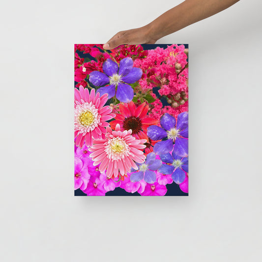 Flower Collage Thin canvas