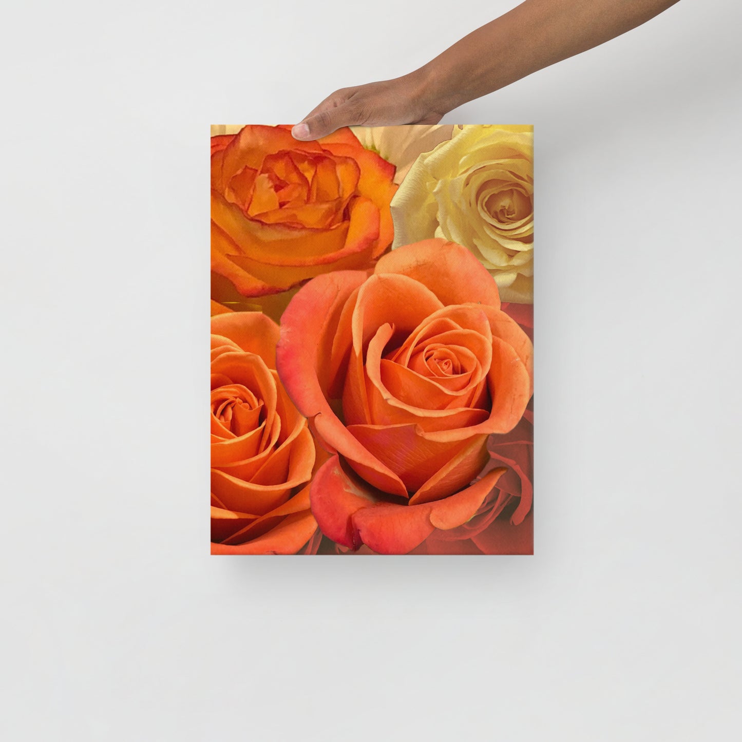 Orange Roses Thin canvas