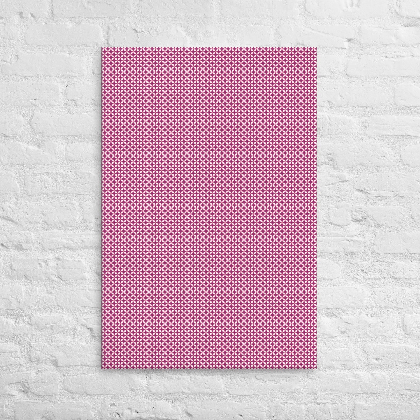 Pink star burst on Thin canvas Asset 21