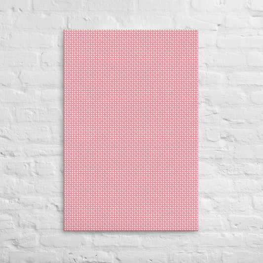 Pink Star Burst, Pink Mandala series on Thin canvas