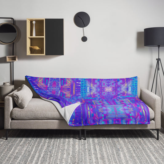 City Nightscape Throw Blanket