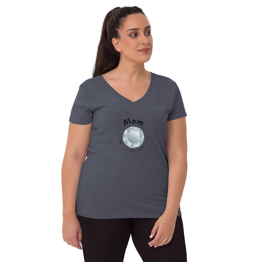 Mom is the most precious gem! Mother’s Day t-shirt Women’s recycled v-neck t-shirt