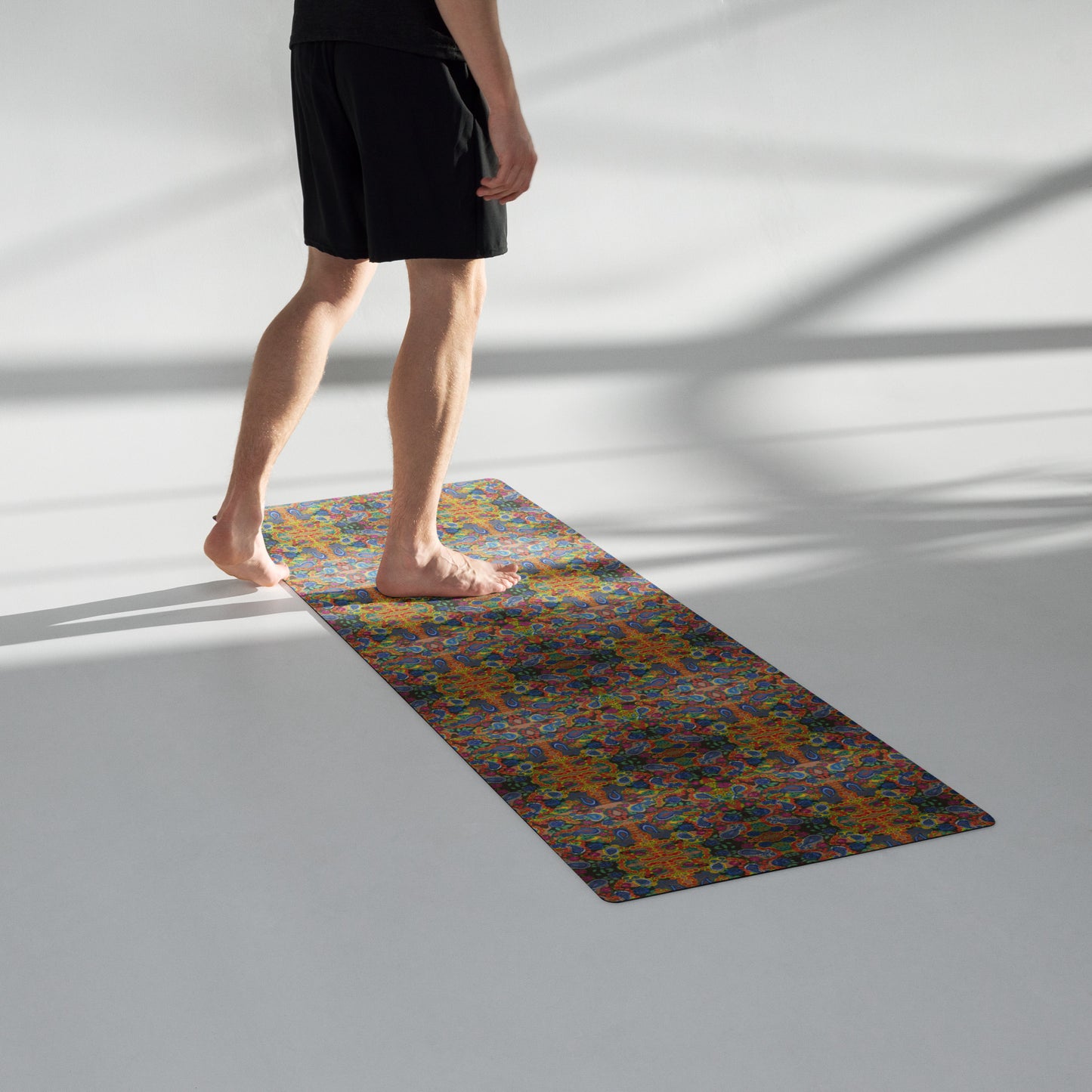 Pink Paisley Brigade Yoga mat