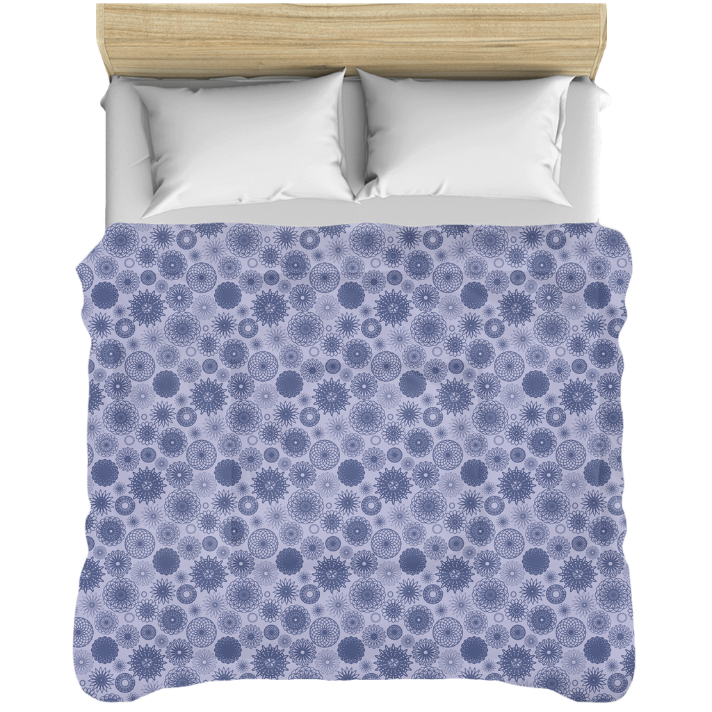 Purple Geometry Comforter