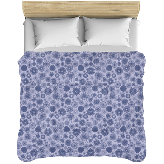 Purple Geometry Comforter
