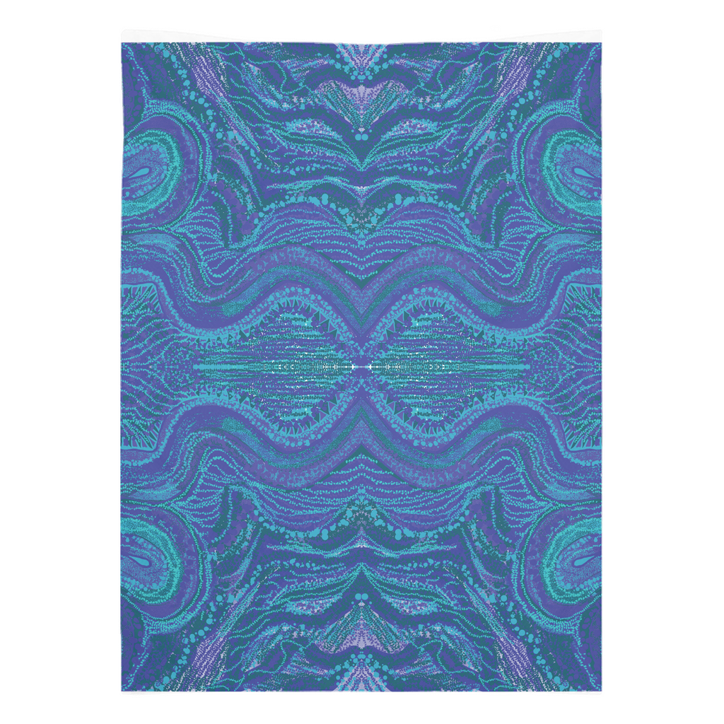 Meditation Tapestries- Blurple (Blue & Purple) Psychedelic