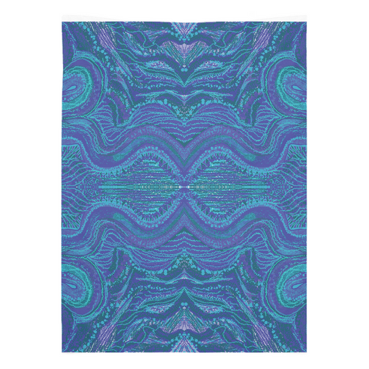 Meditation Tapestries- Blurple (Blue & Purple) Psychedelic