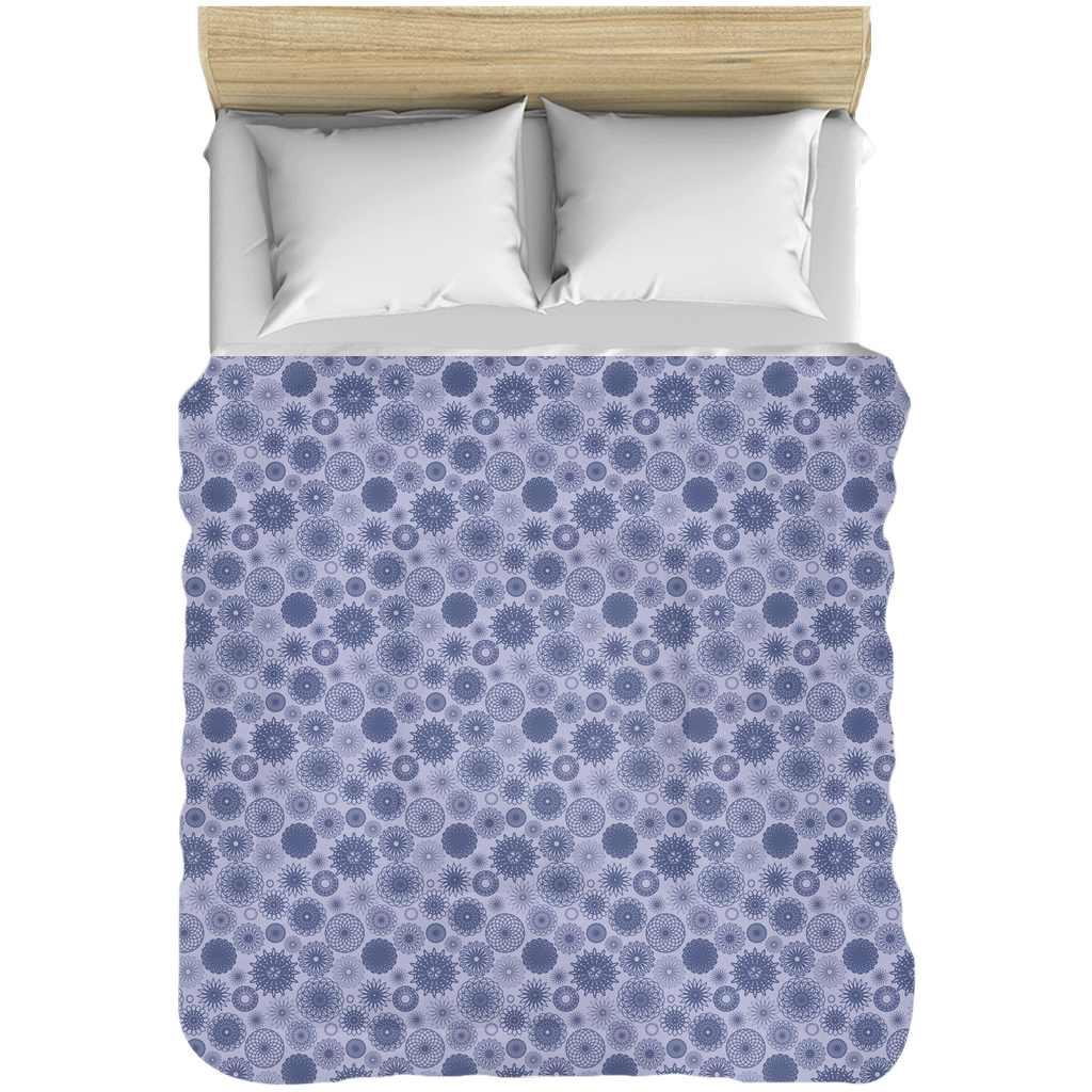 Purple Geometry Comforter