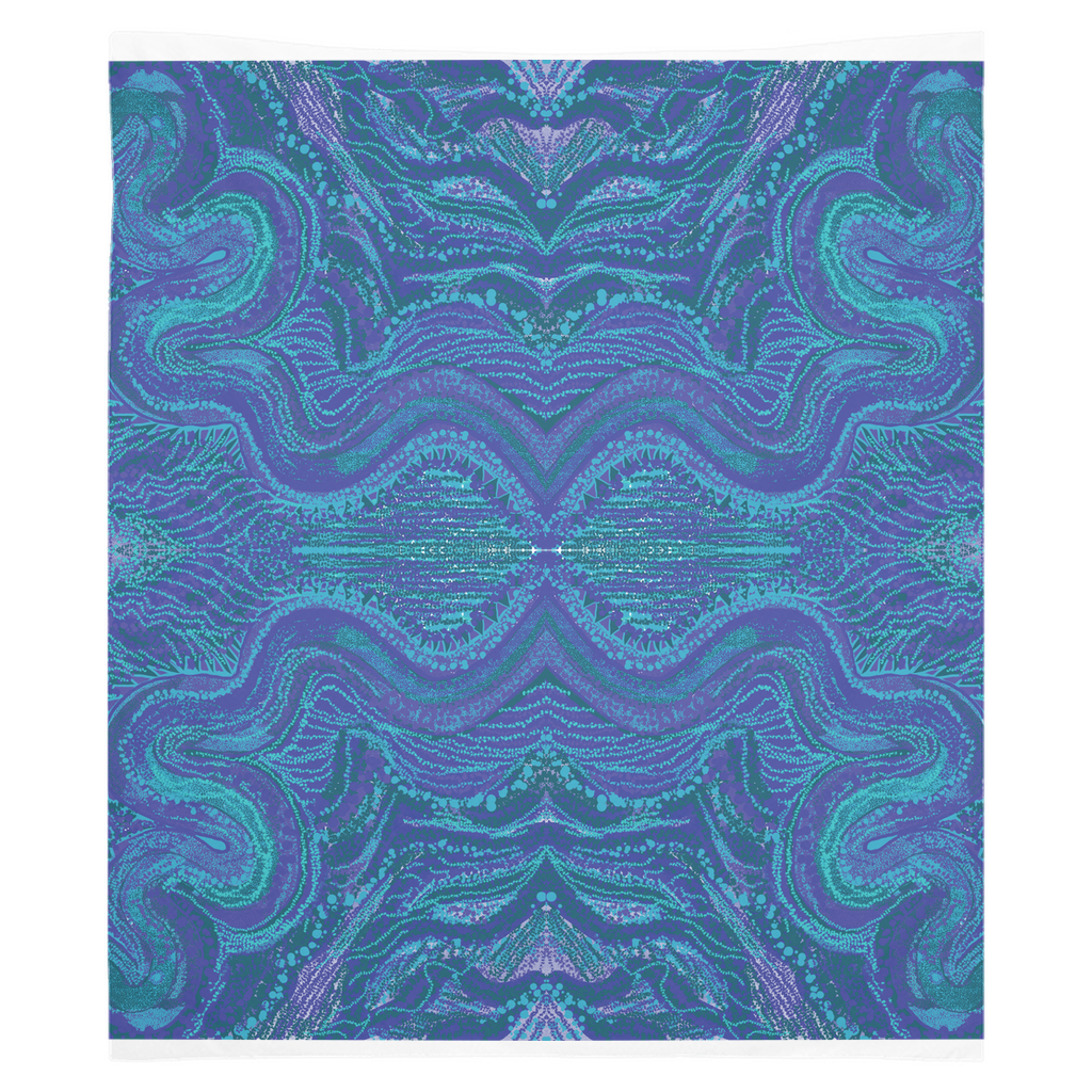 Meditation Tapestries- Blurple (Blue & Purple) Psychedelic