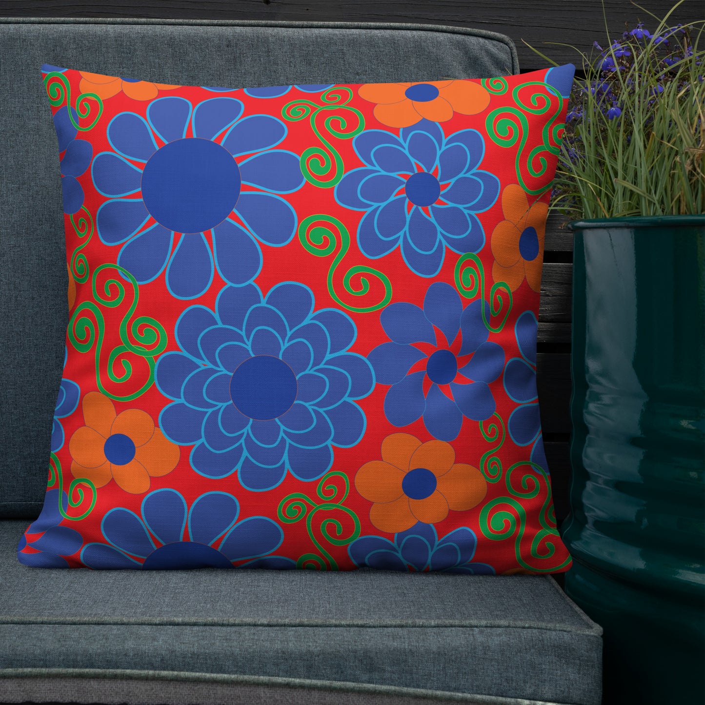 Orange pippin’ Buds Premium Pillow