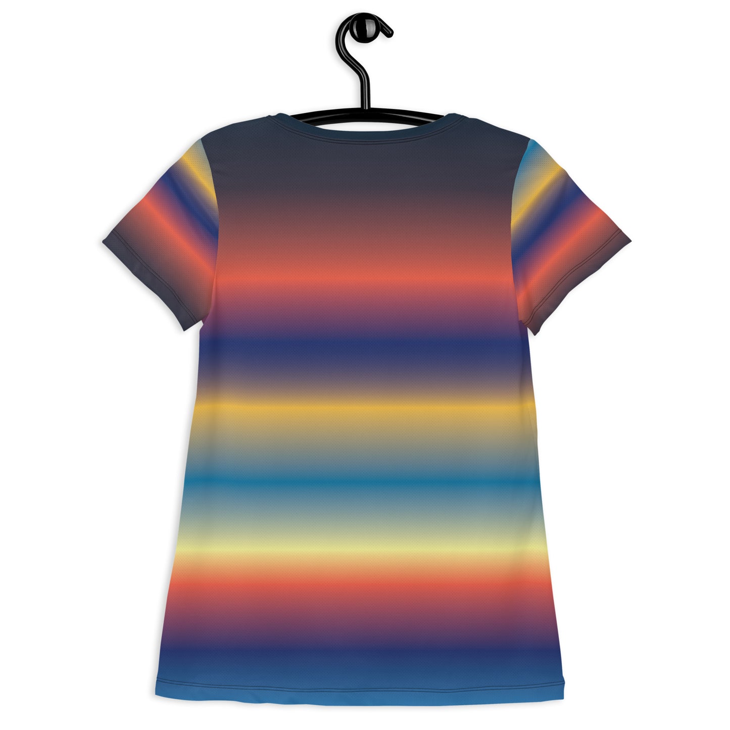 Rainbow Pride colored Women's Athletic T-shirt